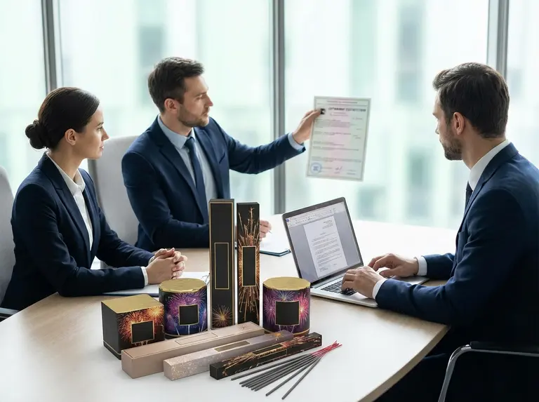 Сертификат на пиротехнику